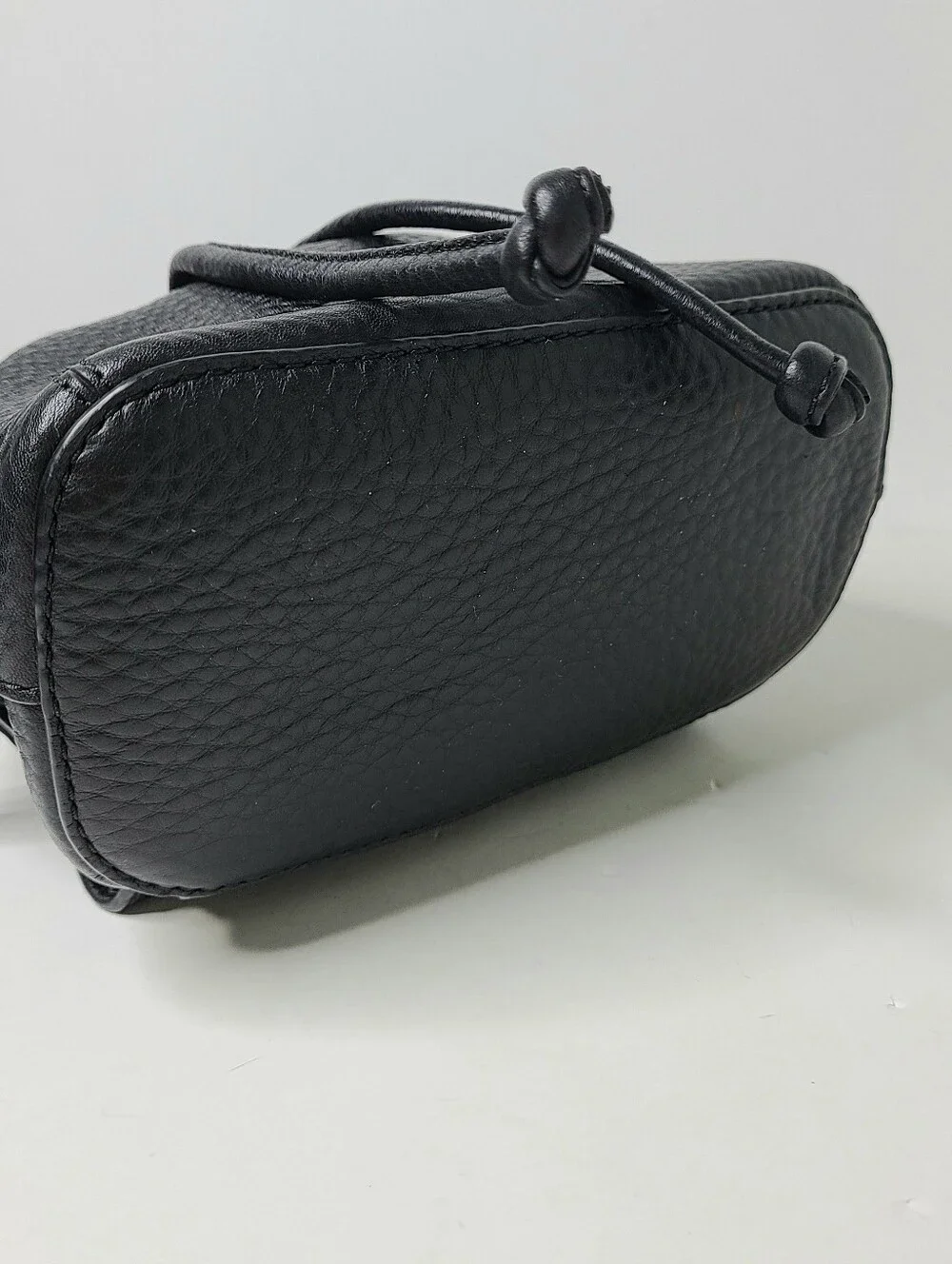 Rebecca Minkoff Studded Black Leather Top Handle Backpack